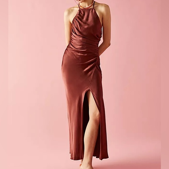 Shona Joy Thalia Gathered Square Neck Midi Dress - Picture 4 of 13